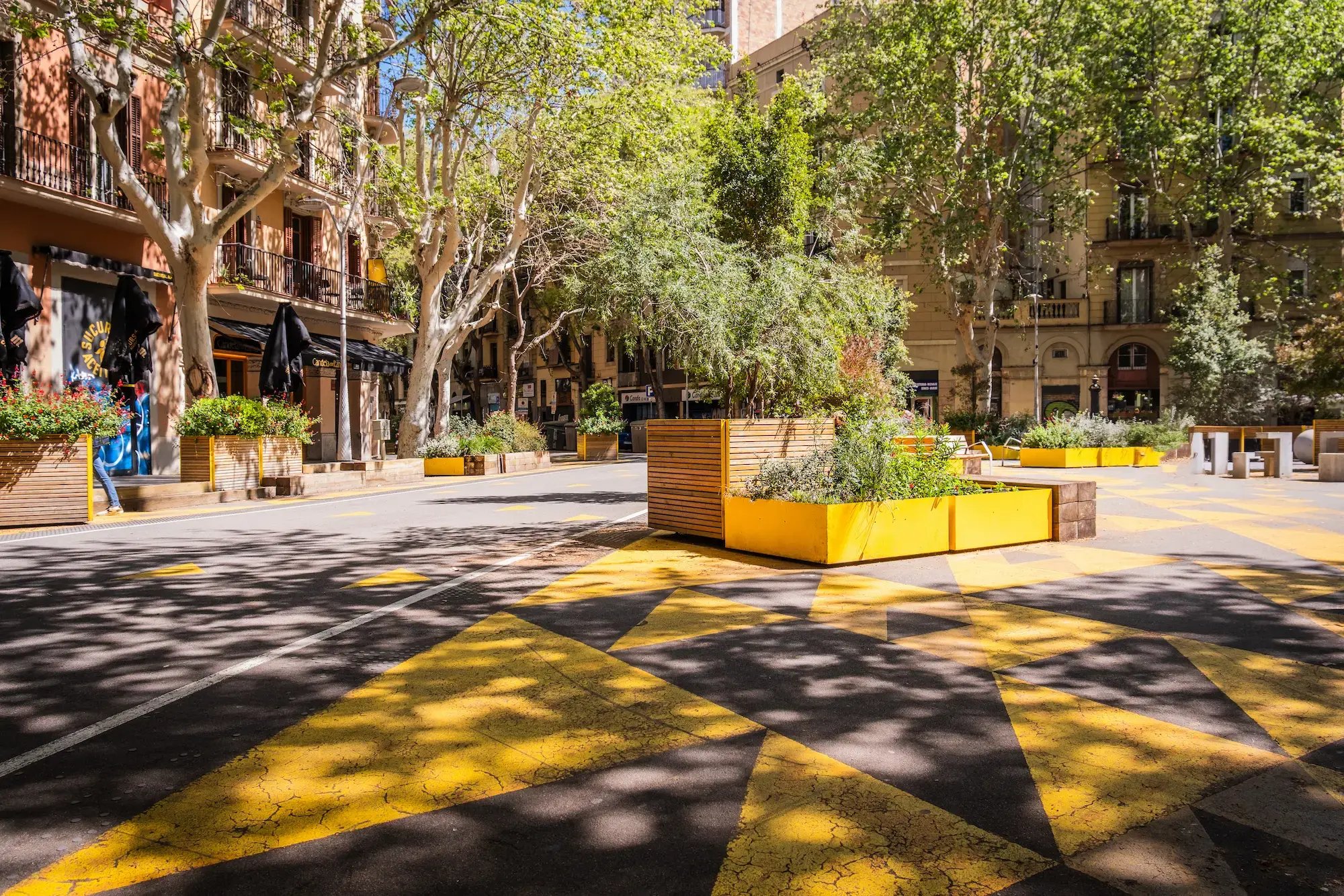 Aménagement urbain (Superblock) à Barcelone
