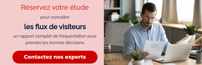 Réservez votre étude pour connaître les flux de visiteurs un rapport complet de fréquentation pour prendre les bonnes décisions  